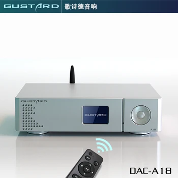 GUSTARD Bluetooth 5.0 AK4499EQ Equilibrada DAC LME49860*6 Decodificador com DSD512 32Bit/768kHz Equilibrada Controle Remoto DAC -A18
