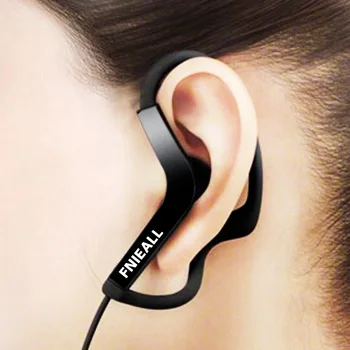 Gancho da orelha 13MM Esporte Execução Bass Fones de Ouvidos Indolor Fone de ouvido Controle de hi-fi para iPhone, a Xiaomi IOS, Android smartphones
