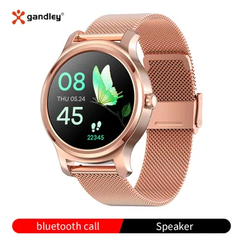 Gandley R2 Smart Watch Android iOS Bluetooth Chamada Smartwatch Mensagem de Lembrete de Música Actividade de Controlo da frequência Cardíaca Tracker