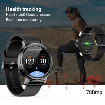 Gandley R2 Smart Watch Android iOS Bluetooth Chamada Smartwatch Mensagem de Lembrete de Música Actividade de Controlo da frequência Cardíaca Tracker