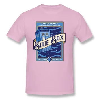 Ganhos de Mens Topos & Tees Caixa Azul T-shirt dos Homens Tardis Médico Que o Gráfico de Roupas Dropshipping Streetwear Slim Fit Ficção TV T-Shirt