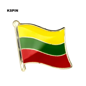 Guiana bandeira pin pin de lapela o emblema 10pcs um monte Broche de Ícones KS-0071