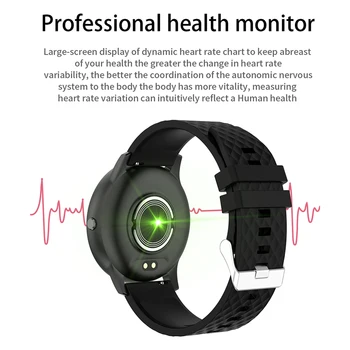H30 Smart Watch Homens Mulheres Total da Tela de Toque de Fitness Tracker Pressão Arterial Inteligente Relógio Smartwatch para Xiaomi Iphone Huawei
