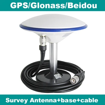 HG-GOYH7151,Pesquisa Antena GNSS,GPS/Glonass/Beidou,RTK Receptor de Antena,Base Magnética,5m TNC TNC Cabo