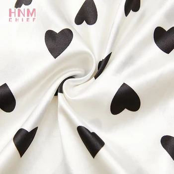 HNMCHIEF Branco de Mulheres 7pcs Conjunto de Pijama de Cetim Pijamas Sexy de Lingerie, Pijamas de Cetim Pijama Cami Conjunto de Shorts de Dormir M-XXL