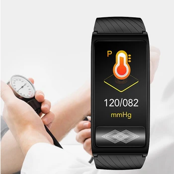 [HRV Índice]P10 Pulseira Ambulatorial do ECG+PPG frequência Cardíaca SpO2 Monitor de Pressão Arterial Pulseira de Esporte Smart Watch para Homens Mulheres