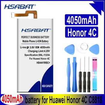 HSABAT 4050mAh HB444199EBC+ Bateria do Huawei Honor 4C C8818