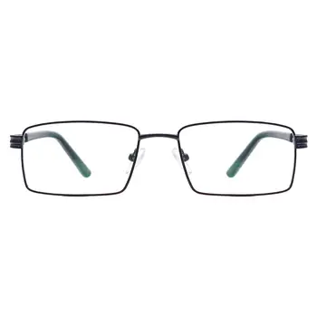 Homens Clássicos Óculos de Metal do Retângulo Óculos com Mola Dobradiça Para Miopia Leitura Prescrição de Lentes Multifocais