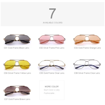 Homens/Mulheres Quadrado Clássico Óculos de Proteção UV de S'6201