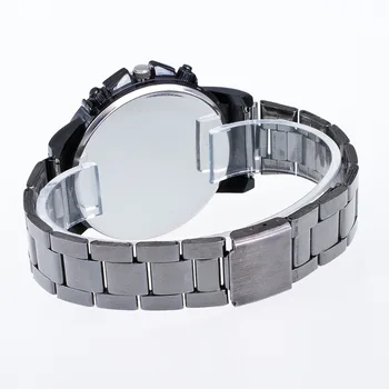 Homens Relojes Novo Relógio de Luxo de Moda Relógio de Aço Inoxidável para o Homem de Quartzo Analógico Relógio de Pulso de Orologio Uomo Vendas Quentes do navio da Gota