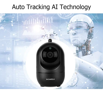 INQMEGA HD 1080P Cloud Câmera IP sem Fio Inteligente de Rastreamento Automático De Humanos do Surveillance da Segurança Home do CCTV da Rede wi-Fi Câmera