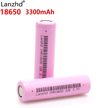INR18650 30A descarga Li íon 18650 33E baterias Recarregáveis de íon de lítio de 3,7 v baterias de lítio 18650 bateria de 3300mAh E cigarro
