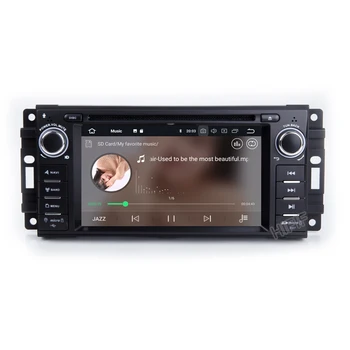 IPS 8-Core Android De 10 de DVD do Carro de GPS do Rádio Estéreo Para Jeep Liberty Wrangler Bússola Comandante Grand Cherokee ou Dodge Caliber Viagem