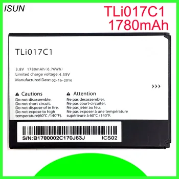 ISUNOO 1780mAh TLI017C1 da bateria De Alcatel One Touch PIXI 3 4.5 4.5