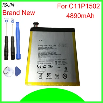 ISUNOO 4890mAh C11P1502 Telefone Bateria Para ASUS ZenPad 10 Z300C Z300CL Z300CG Móvel Recarregável da Bateria Com Ferramentas de Reparo