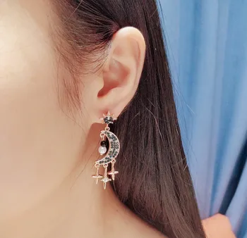 IU, Lee Ji Eun mesmas Estrelas e a Lua Brincos retro palácio Barroco Brincos de Design de moda Nova 2020