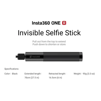 Insta360 UM R Invisível Selfie Vara Acessórios para câmeras