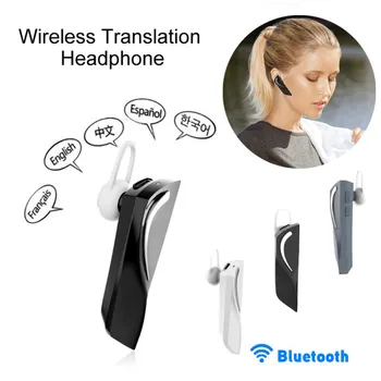 Inteligente 26 de Tempo Real tradutor de Língua de Voz sem Fio bluetooth fones de ouvido traductor Para IOS, Android fone de ouvido