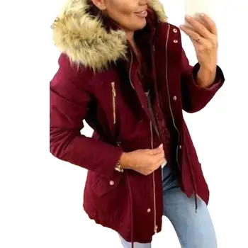 Inverno 2019 nova Fêmea Mulheres Casaco de Inverno Espessamento de Algodão Revestimento do Inverno das Mulheres Outwear Parkas para as Mulheres Inverno