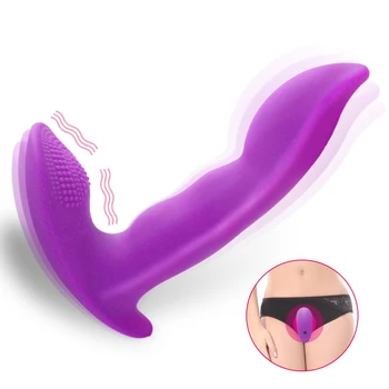 Invisível Vaginal Massageador Vibratório Calcinha Vibrador Vibradores Para As Mulheres Clítoris Estimulador Ponto G Vibrador Brinquedos Sexuais Para As Mulheres