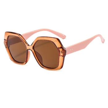 Irregular praça Óculos de sol das Senhoras de grandes dimensões 2020, a marca de Luxo de moda de óculos de sol das mulheres senhoras padrão de óculos De Sol