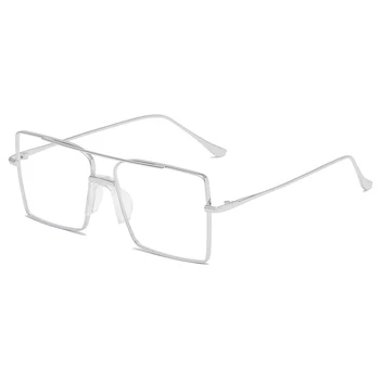 JASPEER Óculos enormes Quadros de Mulheres Marca Designer Senhoras Meta Olho Armações de Óculos de Homens, Óculos de Peso Leve Quadros Ópticos