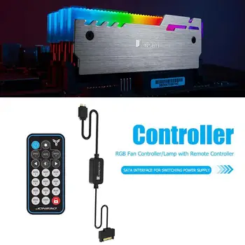 JONSBO 5V 3 AURA Controlador do RGB Controle Remoto Fonte de Alimentação SATA Memória do DIODO emissor de Luz fria, Listra Symphony Edition para PC