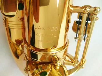 JUPITER JAS-700 Novas Chegada Alto Eb Sintonia Saxofone Bronze Instrumento Musical Laca Ouro Sax Com o Caso Bocal Frete Grátis