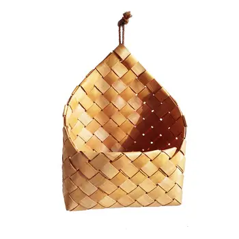 Jardim mão-tecidos de madeira, cestaria cesta do armazenamento de Frutas e vegetais, tecendo cesta cesta cesta do Armazenamento acampamento cesta