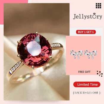 Jellystory vintage prata 925 jóias anéis com forma oval rubi esmeralda pedra preciosa anéis ajustáveis para as mulheres de casamento noivado