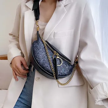 Jin Mantang Bling Bling Mulheres Pequena Cadeia de Saco Crossbody Design de Ombro Messenger Bag Moda feminina Bolsas E Carteiras