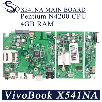 KEFU X541NA Laptop placa-mãe para o ASUS VivoBook Max X541NA X541N original da placa-mãe 4GB-RAM Pentium CPU N4200