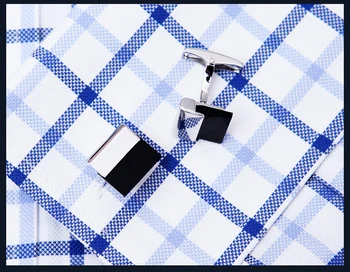KFLK 2020 Luxo camisa de abotoaduras para homens de Presente da Marca punho bouton de manchette Preto cuff link de Alta Qualidade abotoaduras de Jóias