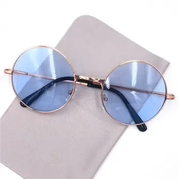 KUJUNY Óculos do John Lennon Retro Príncipe Óculos de sol Redondo de Lazer Óculos de Sol de Turismo de Homem as Mulheres de Óculos de Sol