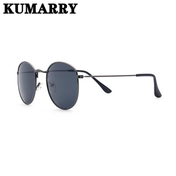 KUMARRY a NOVA safra Óculos Redondos Homens/Mulheres Pequena Marca de Luxo Designer de Moda de Óculos de Sol com lentes/gafas de sol mujer/hombre