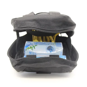 Kit de Primeiros Socorros exteriores molle bolsa de Tática Médica Saco de Viagem de Nylon Pacote de Cintura Acampamento Saco de Escalada bolsa Preta Caso de Emergência