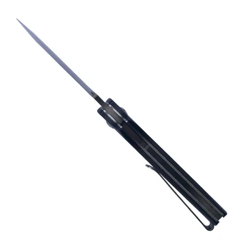 Kizer bolso faca Zipslip V3507N1 faca de caça novo preto G10 lidar com faca dobrável faca de lâmina para acampar ao ar livre