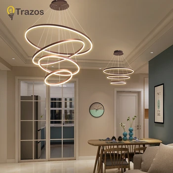 LED moderna Lustre Para sala de estar, sala de Jantar, Quarto Luminária de Design Criativo Led Candelabro dispositivos Elétricos de Iluminação da Lâmpada Travar