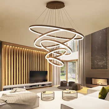 LED moderna Lustre Para sala de estar, sala de Jantar, Quarto Luminária de Design Criativo Led Candelabro dispositivos Elétricos de Iluminação da Lâmpada Travar