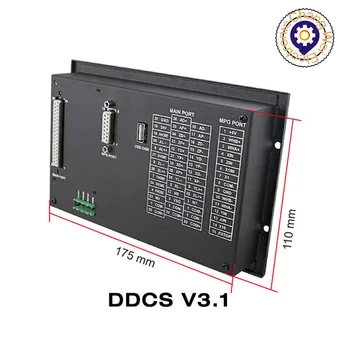 LIVRE SHIPPINGl! DDCSV3.1 Autônomo Controlador de Movimento off-line o Suporte de Controlador 3 eixo/eixo 4 USB controlador do CNC da interface