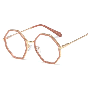 LONSY Vintage Óculos de Leitura do Quadro Mulheres que Marca Irregulares Miopia Armações de Óculos de Quadros Senhoras Óptico Transparente Óculos