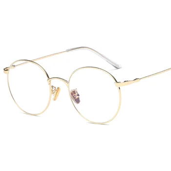 LPAILON Óculos de Armação de Limpar Lente de Óculos Redondos Falso Óculos Óculos Óculos com Armação Transparente