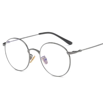 LPAILON Óculos de Armação de Limpar Lente de Óculos Redondos Falso Óculos Óculos Óculos com Armação Transparente