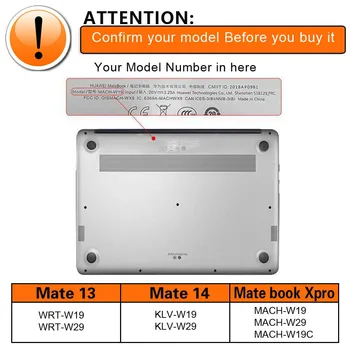 Laptop Hard Shell Case Capa para HUAWEI MateBook 13 /14 / X Pro 13.9/MateBook D 14/D15 à prova de Pó Unissex Tampa do Laptop Caso