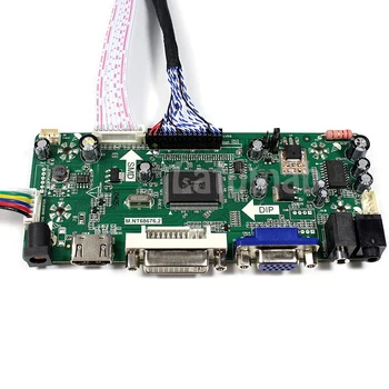 Latumab Novo kit para LTN156AT27 HDMI + DVI + VGA LCD LED LVDS Controlador de Controlador de Placa
