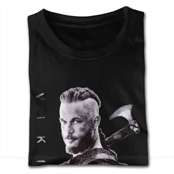 Legal Vikings Ragnars Ax T-Shirt Mens Fazer a Sua Própria Manga Curta em Algodão Puro, O-pescoço Tshirt