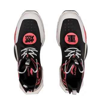Li-Ning Homens NYFW REBURN Basquete Sapatos de Lazer Wearable CHINA Forro em Alta Corte de Conforto Desporto, Sapatos de Tênis AGBN054