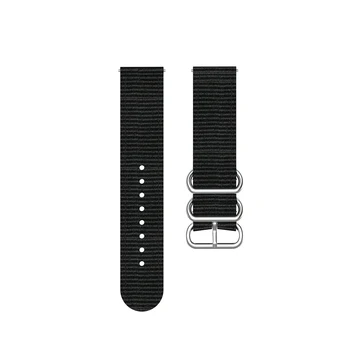 Liberação rápida Pulseira de Tecido Para o Huawei HONOR ES Faixa de Relógio Anel de Prata Fivela de Tecido de Nylon Pulseira Bracelete