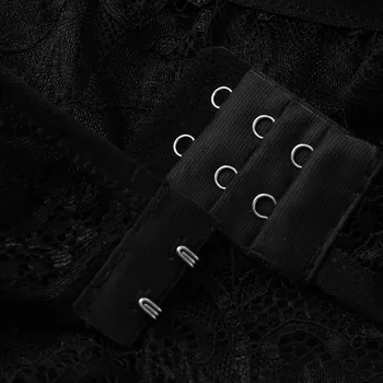 Lingerie Sexy Sutiã Conjunto de Novas Rendas na Lingerie Conjunto sem Fio Sutiã Com cinta-Liga G-corda de roupa interior para Mulheres sexy sutiã