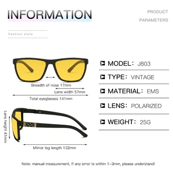 LongKeeper 2020 Visão Noturna Homens Óculos de sol Polarizados Amarelo Lente de Drivers de Óculos de proteção TR90 Quadro Anti-Reflexo as Mulheres de Condução Okulary